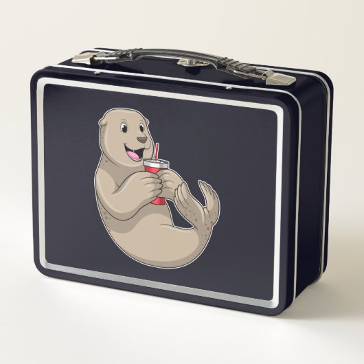 Afdichtingen met Mok met stro (Achterkant)