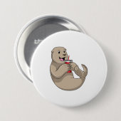 Afdichtingen met Mok met stro Ronde Button 7,6 Cm (Voorkant /achterkant)