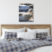 Afdichtingen Ontspannen op Zand en Pebbles Canvas  (Insitu (Slaapkamer))