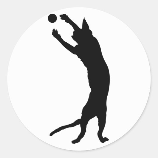 Afdichtingspunt Siamese kat silhouet Sticker (Voorkant)
