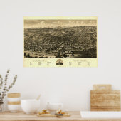 Afdruk 1879: Albany, New York Poster (Keuken)