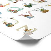 Afdruk alfabet poster (Hoek)