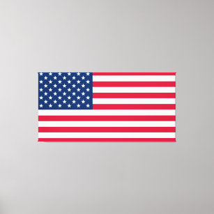 Afdruk Amerikaans vlagcanvas - Patriottisch - Vere Canvas Afdruk
