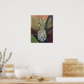 Afdruk "Ananas" Poster (Keuken)