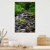 Afdruk Bergbestrantstroom Poster (Keuken)