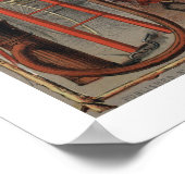 Afdruk certificaat brandbestrijding poster (Hoek)