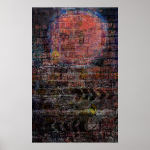Afdruk "Graffiti moon" Poster