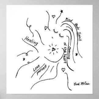 Afdruk 'Healing Canvas' Poster