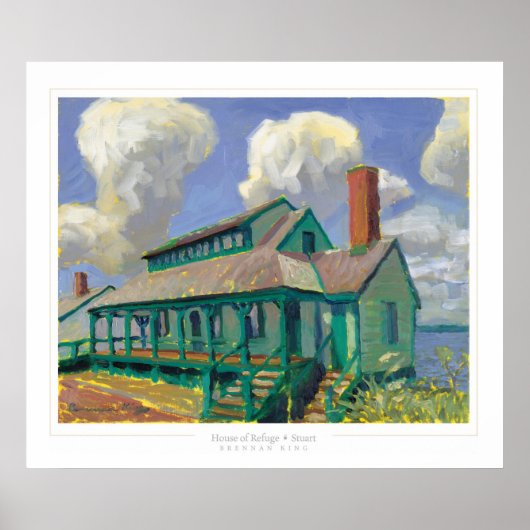 Afdruk Huis van Afstand Poster (Voorkant)