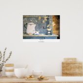 Afdruk "Koffiepauze" Poster (Keuken)