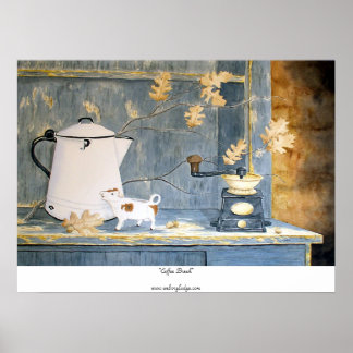 Afdruk "Koffiepauze" Poster