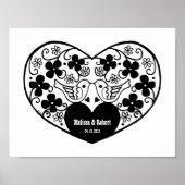 Afdruk op maat Aangepaste bruiloft afdrukken Poster (Voorkant)