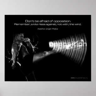 Afdruk oppositie poster