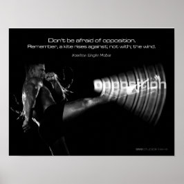 Afdruk oppositie poster