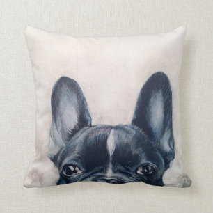 Afdruk originele schilderij van Bulldog Kussen