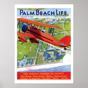 Afdruk Palm Beach Life #1 Poster