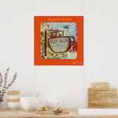 Afdruk Rand achter Austin Kerby Lane Poster (Keuken)