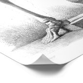 Afdruk skeletdenken poster (Hoek)