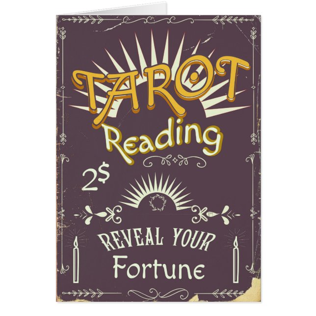  afdruk Tarot Reader (Voorkant)