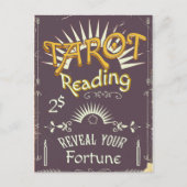 afdruk Tarot Reader Briefkaart (Voorkant)