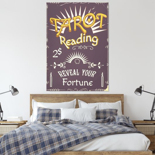 afdruk Tarot Reader Canvas Afdruk (Insitu (Slaapkamer))