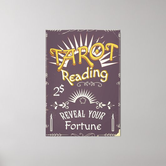 afdruk Tarot Reader Canvas Afdruk (Voorkant)