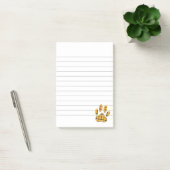 Afdruk Tartan Dog Paw-printer gelinkt Post-it® Notes (Kantoor)