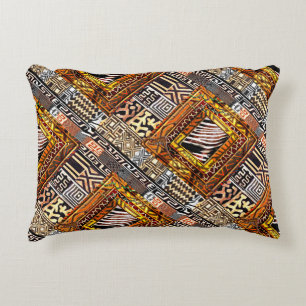 Afdruk van Afrikaanse motif Accent Kussen