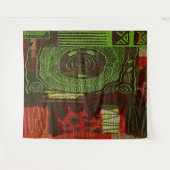 Afdruk van Afrikaanse motif Wandkleed (Voorkant (horizontaal))