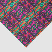 Afdruk van Afrikaanse stijlkleuren Tissuepapier (Detail)