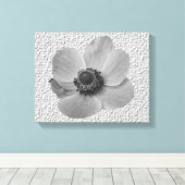 afdruk van Anemone Canvas (Insitu (Houten vloer))