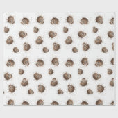 Afdruk van Fuzzy Hedegel Cadeaupapier (Vlak)