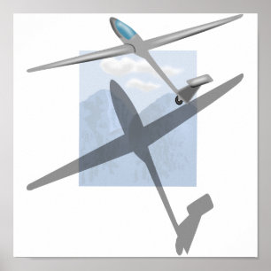 Afdruk van glijdoek poster