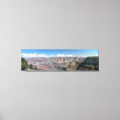 Afdruk van groot Canyon Panoramic Stretted Canvas (Voorkant)