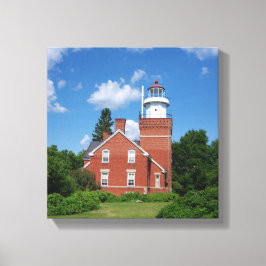Afdruk van groot vuurtoren canvas afdruk