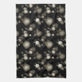 Afdruk van horlogebanden - met steampunk gepatterd theedoek (Verticaal)