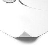 Afdruk van lathograaf met ventilatorinkt poster (Hoek)