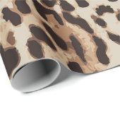 Afdruk van leopard-stijl. cadeaupapier (Rol Hoek)