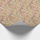 Afdruk van muzieknoten - tauptan, multi cadeaupapier (Hoek)
