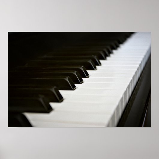 Afdruk van Piano Keys-poster Poster (Voorkant)
