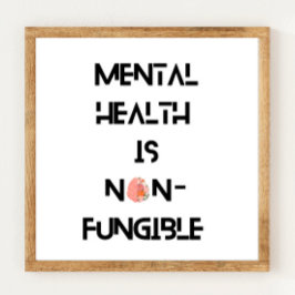 Afdruk van Poster voor geestelijke gezondheid