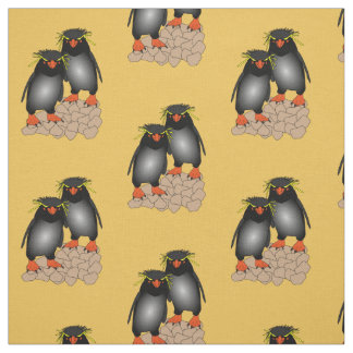 Afdruk van Rockhopper-pinguïn Stof