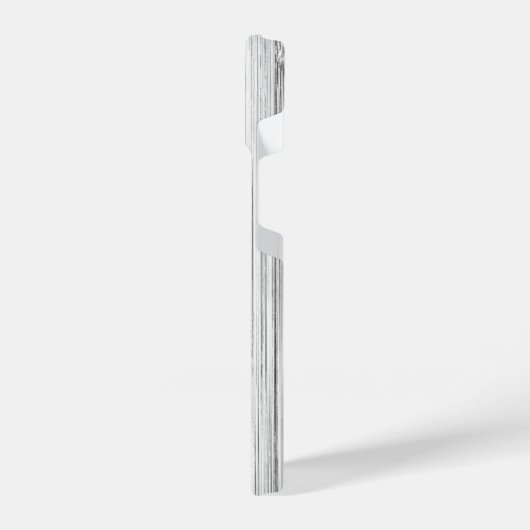 Afdruk van roodgrijs bamboe Monogram iPhone Hoesje (Linkerkant)