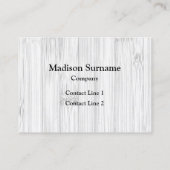 Afdruk van roodgrijs bamboe Monogram Visitekaartje (Achterkant)