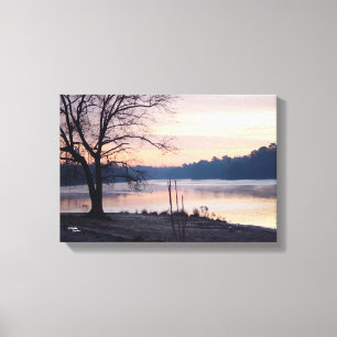Afdruk van schildpad naar zonsopgang Verrette Canv Canvas Afdruk