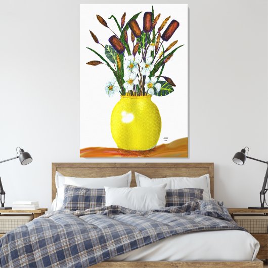 Afdruk van verrekend canvas (Insitu (Slaapkamer))