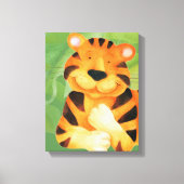 Afdruk van vouwbaar tijgercanvas canvas afdruk (Voorkant)