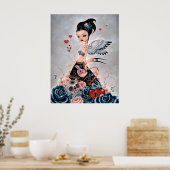 Afdruk verloren zielen poster (Keuken)