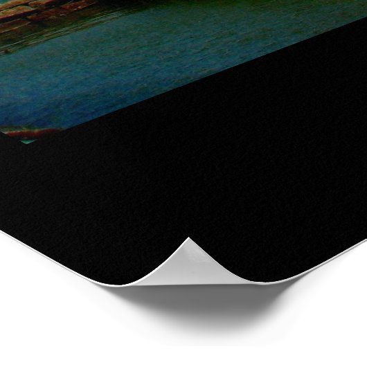 Afdruk vuurtoren Huron Poster (Hoek)