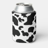 Afdruk zwart-wit Koe Blikjeskoeler (Blikje Achterkant)